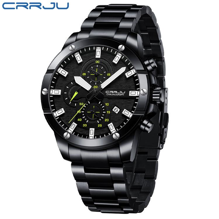 CRRJU-2296 Men's Watch Casual Business Fashion Personality Watch Men's Watch Student Watch Simple Calendar