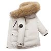 Winter Down Jacket for Boys Fur Thick Warm Baby Boys Outerwear Coat Kids Teenage Boys Parka