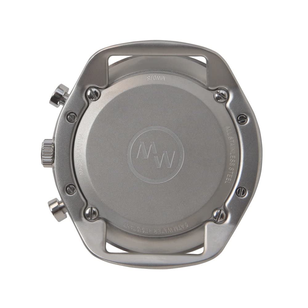 Часы Masterworks Quattro 002, часы, сделанные в Японии, кварцевые, 41 мм, кожаный ремешок, хронограф, коричневые [MASTER WORKS] MW07SU-EDBRO8, мужские, мужские