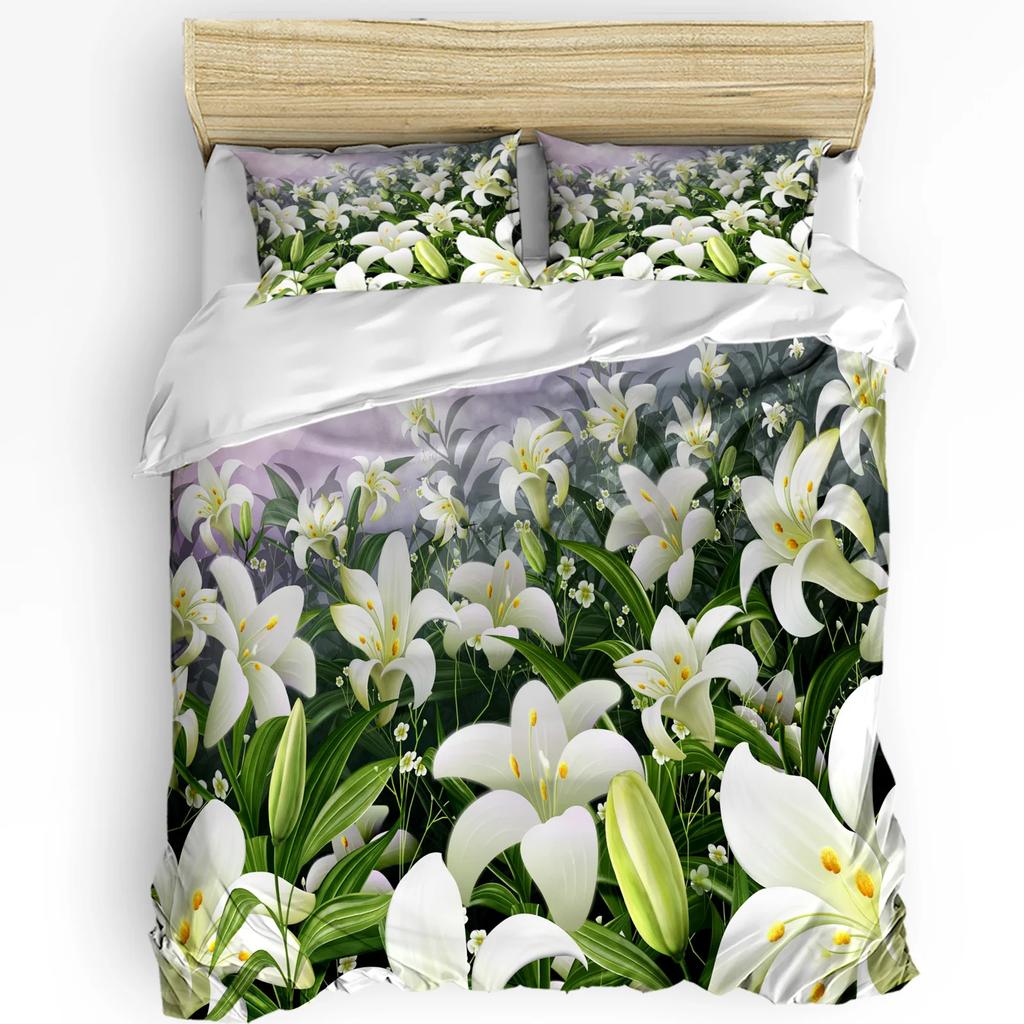 Hummingbird Hibiscus Flower Retro Bedding Collection 3Pcs Duvet Cover Pillowcase Kids Adult Quilt Cover Double Bed Collection Home Textile