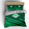 Werder Bremen Green Bedding Set Bedding Duvet Cover Set Duvet Cover Pillowcases Home Decor (1 * Duvet Cover 2 * Pillowcases, without duvet insert)