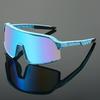 Oversized Sports Goggle Men New In Punk Mirror Outdoor Cycling Sunglasses Trendy Design Windproof Anti-UV Hiking Shades