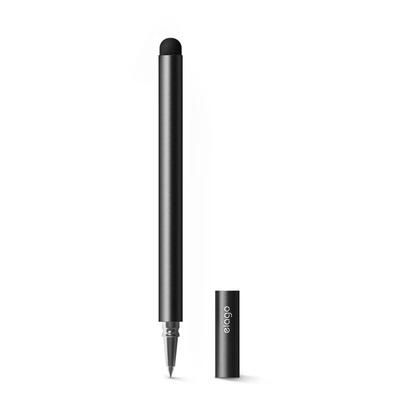 Elago STYLUS BALL Сенсорный стилус x Шариковая ручка Чистоалюминиевый стилус Совместим с различными смартфонами и планшетами Включает Черный стержень, 99% стержень, ПК, Сменные стержни,