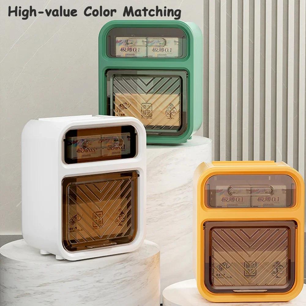 Держатель туалетной бумаги, настенный держатель для салфеток, ящик для хранения салфеток для телефона, 2 в 1, органайзер для косметики, держатель для рулонов бумаги в ванной