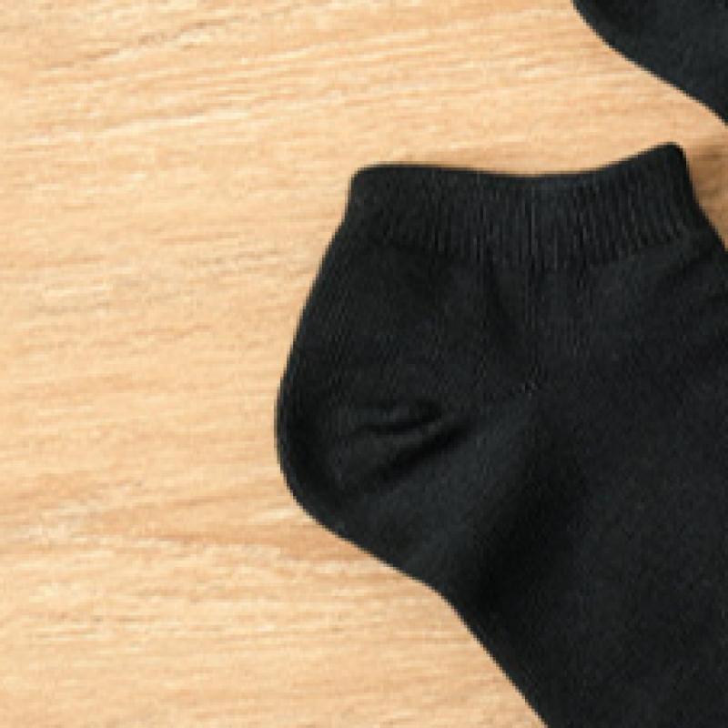 Popcorn Kiki женские базовые короткие носки черного цвета