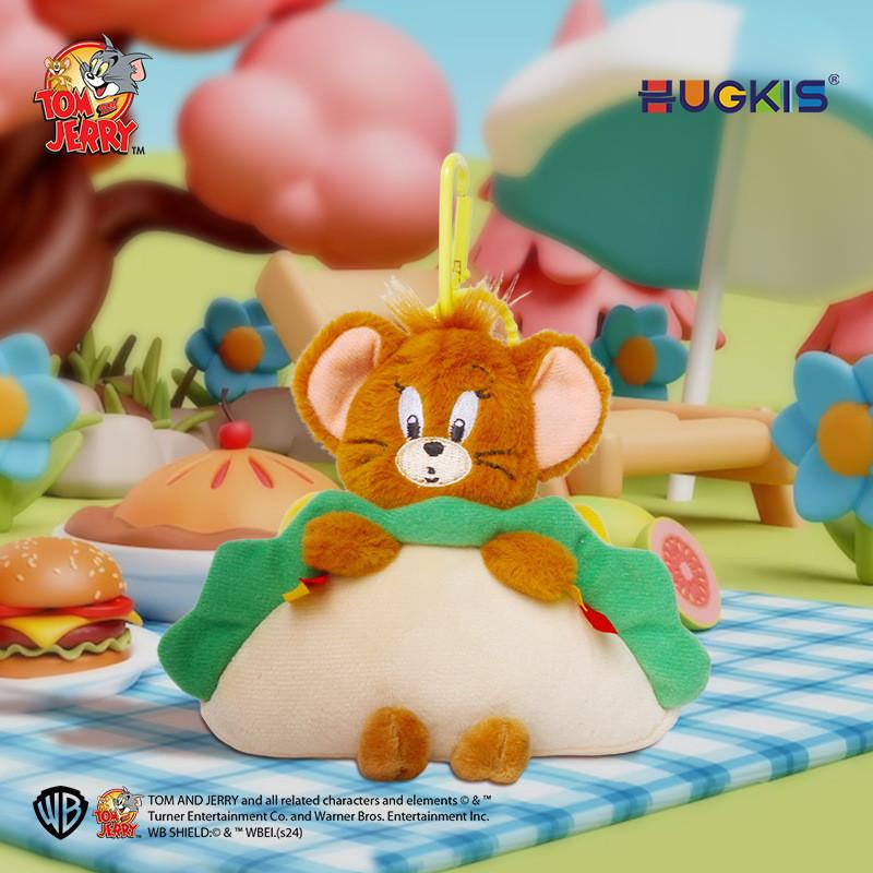 Мультфильм Том и Джерри Торт Тако Подвеска Мышонок Джерри с мягким коротким ворсом для детей и коллекционеров