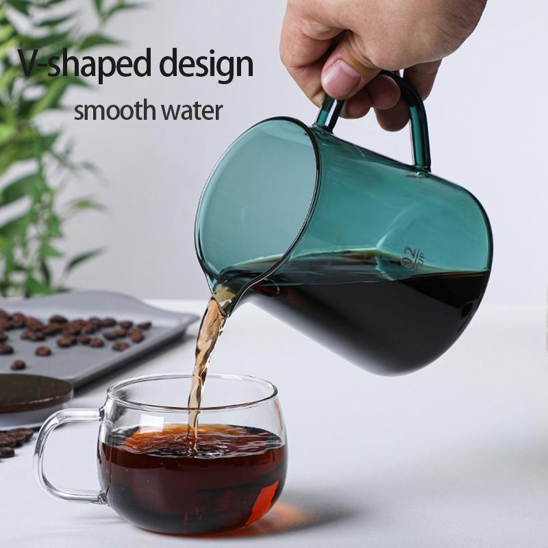 Набор кофейников для обмена кофе, термостойкое стекло, кофеварка, фильтр, чашка-ковш, ручное заваривание, инструменты для эспрессо, бариста