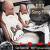 BYD Song Pro Кожа и Лен Полный Обхват Мультяшный Чехол на Сиденье (Набор из 5)