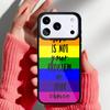 Gay Lesbian LGBT Rainbow Pride Phone Case for iPhone 17 16 15 14 13 Pro Max Back Cover for 12 11 Pro Coque