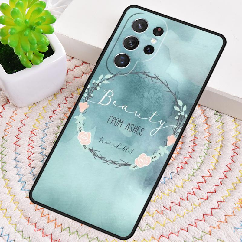 Христианская Библейская Чехол для Телефона для Samsung Galaxy note 10 pro S26 Ultra S23 S24 FE S25 S21 S22 PLUS ударопрочный Чехол