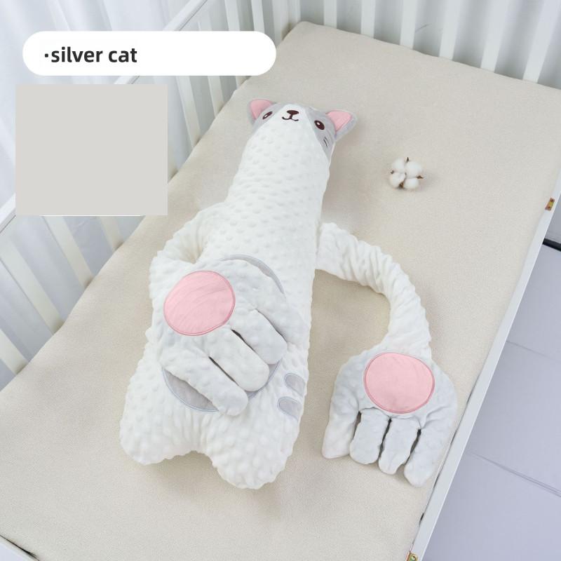 Детская мультяшная плюшевая подушка в виде животного с функциями похлопывания и музыки для сна и успокоения