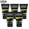 L'Oréal Мужское средство для умывания с углем для контроля жирности и осветления