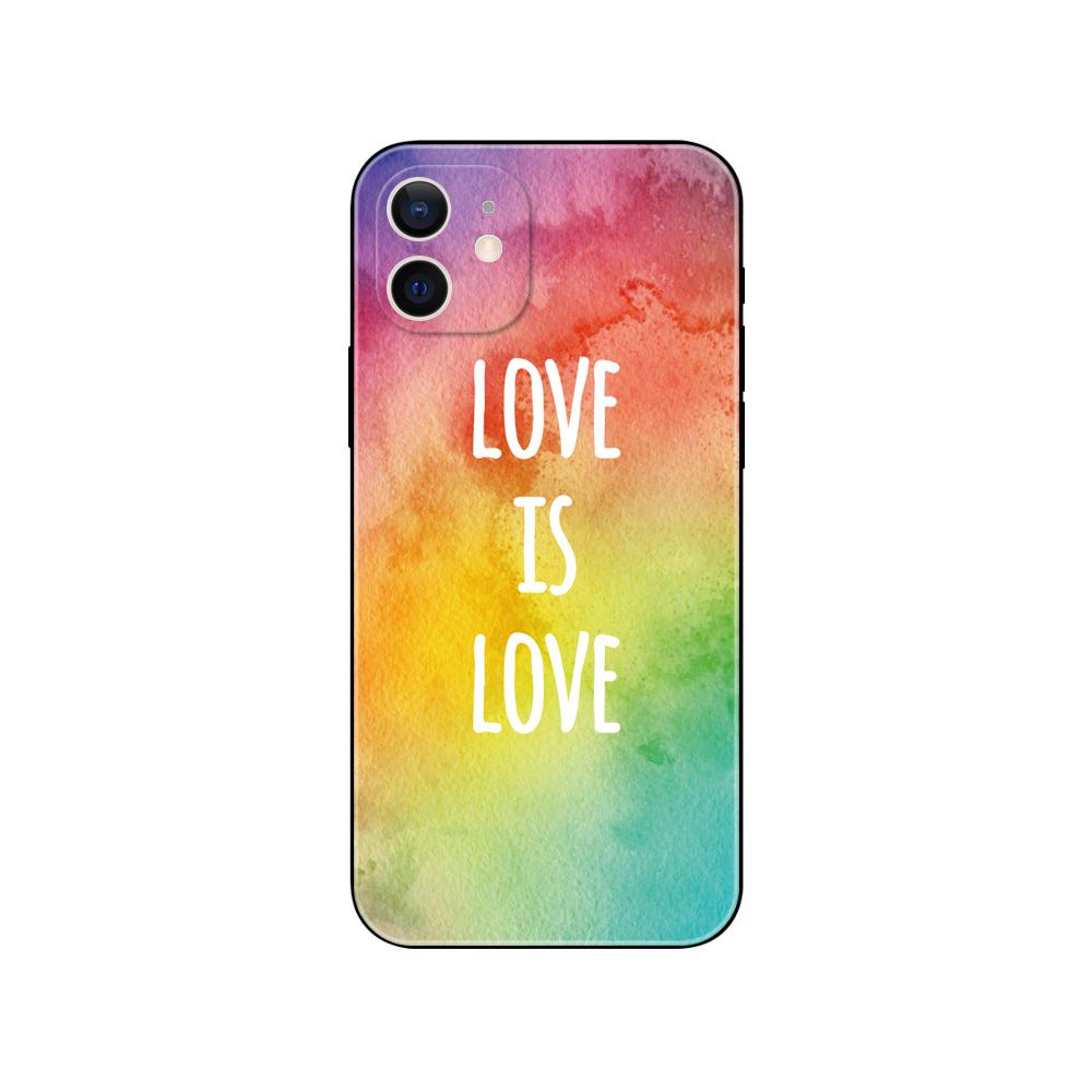 Чехол для телефона Love Is Love для iPhone 5 5S 2020se 6 6s 7 8 plus x 10 XR XS 11 12 13 mini pro MAX, черная задняя крышка из ТПУ