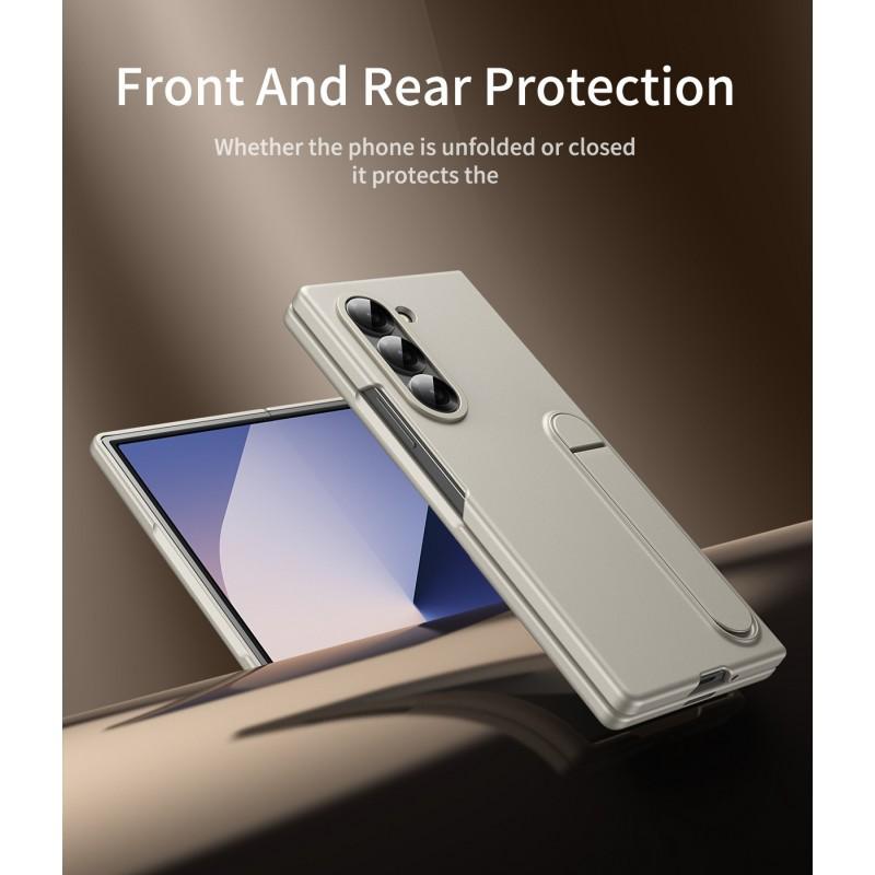 Ultra-Thin Skin-Feel Phone Case With Kickstand Galaxy Z Fold8 Fold7 Fold6 Fold5 Shockproof PC Cover