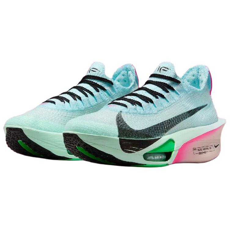 Nike Air Zoom Alphafly NEXT% 3 Glacier Blue Hyper Pink Women Sneakers Black Mint-Foam Green-Shock FD8315-400
