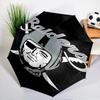 Las Vegas Raiders Umbrella - Automatic Open/Close, Compact 8-Rib Lightweight Umbrella Essential for outdoorPicnic Accessory Fan Gifts