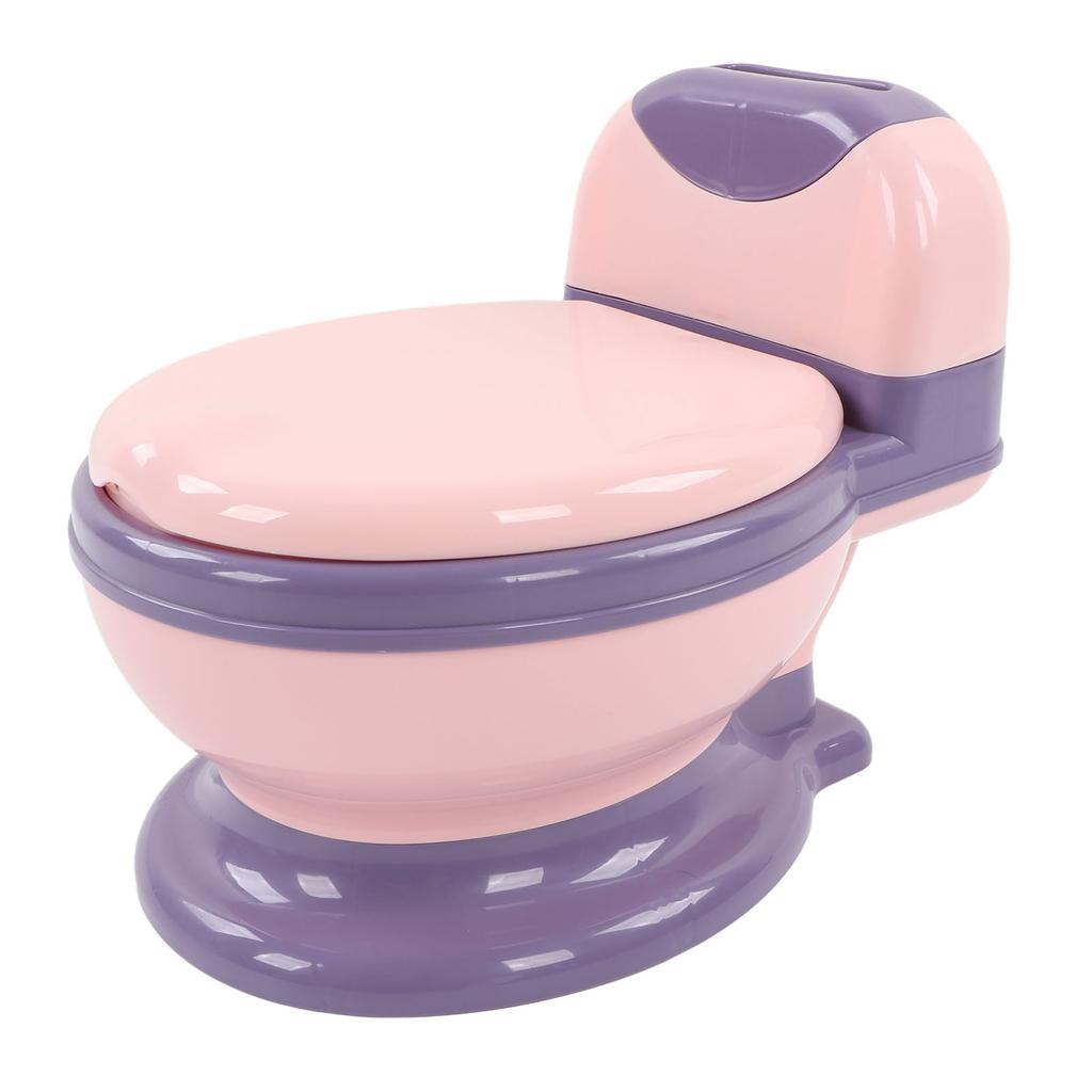 Baby Potty Toilet Emulational Large Size Universal Detachable Potty Training Toilet Pinkish Purple