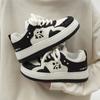 Маленькие белые туфли Весна Новые черно-белые туфли Panda Board Shoes Универсальная модная повседневная обувь Тенденция