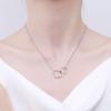 Xiaomi Silver Necklace For Women Circle Shape Gold Plated Trendy O Chain Chocker Chirstamas Gift Fine Jewlery