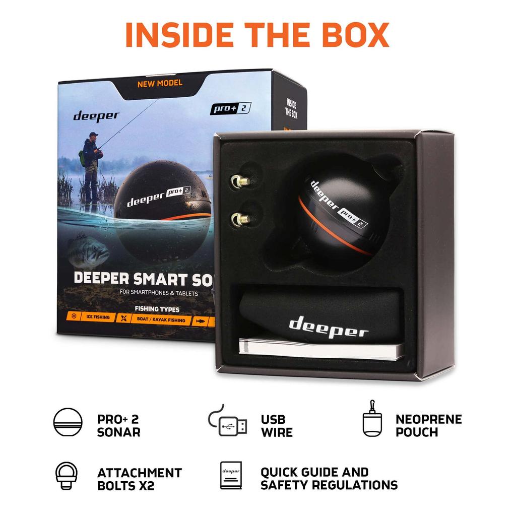 Беспроводной интеллектуальный эхолот Deeper работает от батареи до 9 быстрых 3 глубина сканирования 100 м беспроводной интеллектуальный эхолот Японский дистрибьютор PRO+ 2.0 искатель, Wi-Fi