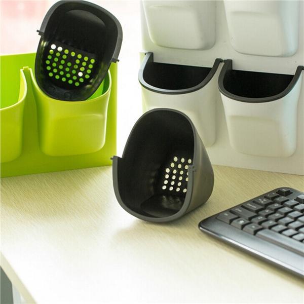 Горшок для живой стены из переработанного пластика Самополивная вертикальная садовая система (зеленая)