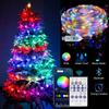 Christmas USB Strip Light Garland Xmas Tree Light Ornaments Merry Christmas Decor For Home 2023 Navidad Kerst New Year Gift 2024
