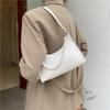 Women's Handbag Armpit Bag Women Retro Handbag PU Leather Underarm Shoulder Bag Fashion Pearl Top Handle Bag Female Small Subaxillary Bag Clutch