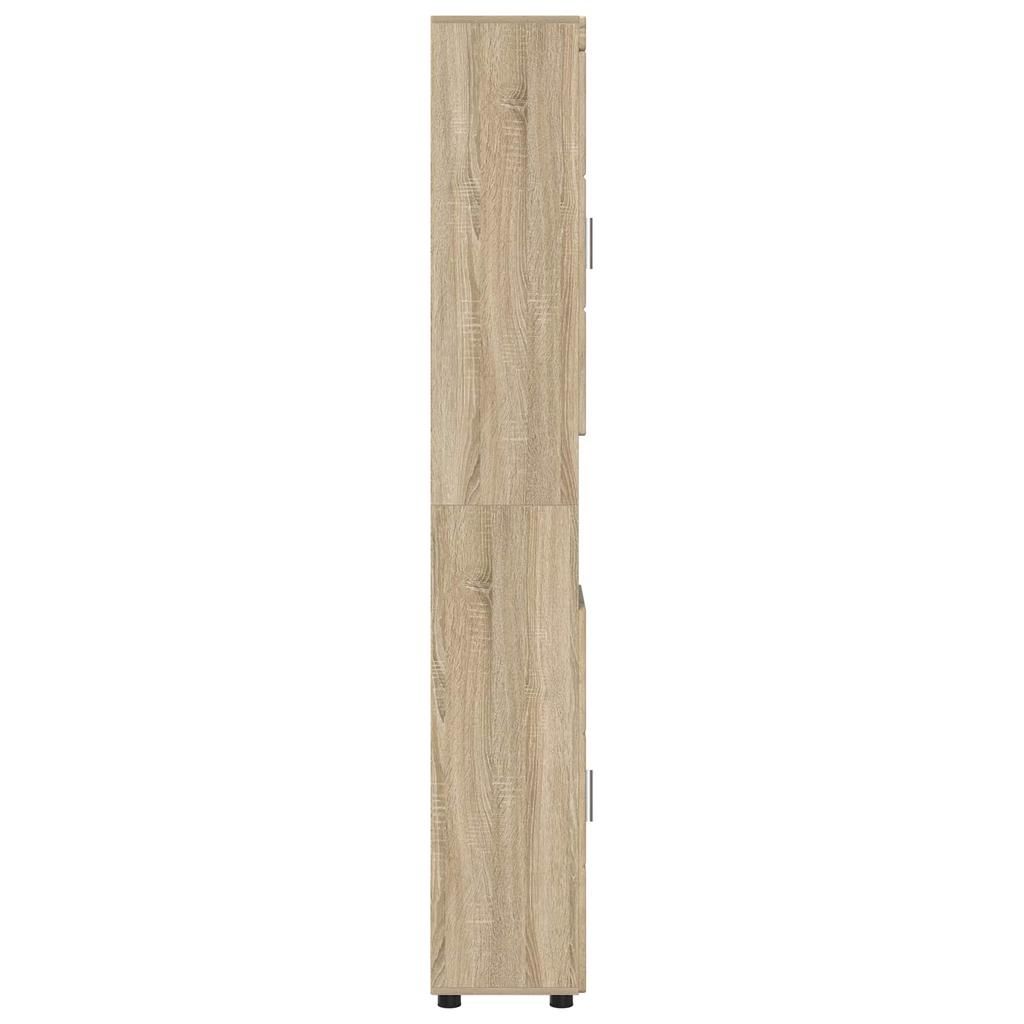 Bathroom Cabinet Set TULUM Sonoma Oak 37 x 31.5 x 203 cm
