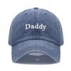 Adjustable Daddy & Mommy Baseball Cap Letter Embroidered Dad Hats  For Man Women