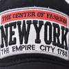 Cotton NEW YORK Large Letter Embroidered Baseball Cap for Men and Women Spring, Summer and Autumn Simple and Versatile Sunshade Cap