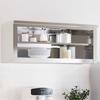 Kitchen Wall Cabinet with Stainless Steel Shelf