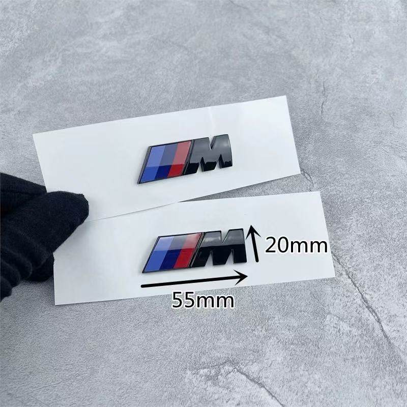 BALPJ1 Car Styling Fender Side Badge New R Emblem Sticker For BMW M M3 M5 M6 X3 E90 F30 G20 E36 E34 X6 G20 E46 X3 X4 X5 X7 Accessories