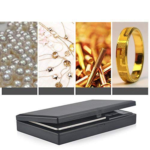 QBeau Portable Digital Scale with Tare Function, 0.01g-500g Precision Scale, Commercial Use (Japanese Instruction Manual Included)