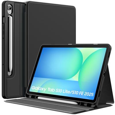 MoKo Galaxy Tab S10 FE S10 Lite Совместим с Galaxy Tab S9 S9 FE Защитный чехол для Samsung Galaxy Tab S10 Смарт-чехол с тонкой передней частью из мягкого ТПУ
