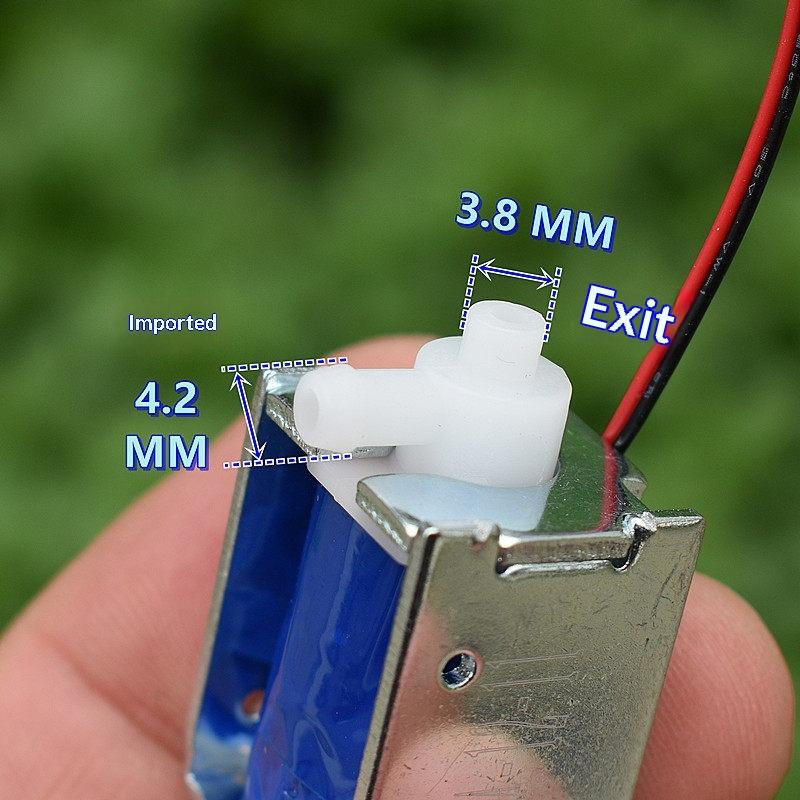 1/5Pcs Normally Closed Mini Air Solenoid Valve Dc 5V/6V Mirco 2-Position Water Valve Electrically Controlled Valve