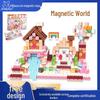 Магнитные кубики «Розовая Страна Конфет»: Сильные Магнитные Детские Образовательные Строительные Блоки DIY