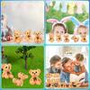50Pcs Mini Animal Figurines Resin Little Bear Model Miniature Landscape Garden Plant Desktop Decoration DIY Handmade Accessories