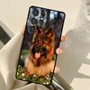 Чехол с немецкой овчаркой для Samsung Galaxy S25 S24 S23 S22 S21 S20 Ultra S9 S10 Plus S21 FE S25 FE Задняя крышка