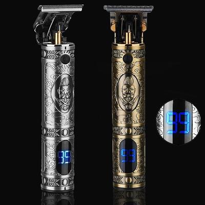 Машинка для стрижки волос со светодиодным дисплеем, триммер для стрижки волос для мужчин, профессиональный парикмахер, машинка для стрижки волос для лысых волос, машинка для стрижки волос