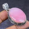 Ювелирный кулон из натурального розового опала 925 пробы из серебра 2,09 дюйма Q2r31