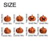 16Pcs Creative Miniature Halloween Decor Resin Resin Pumpkin Statue  Office Desktop