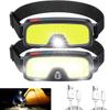 COB LED Headlamp USB Rechargeable Power Display Portable Headlight Built In 18650 Battery Camping Head Lamp Hiking Torch