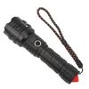 LED Flashlight Strong Light Type C Rechargeable Waterproof Drop Resistant Portable Flashlight for Outdoor Camping Emergency
