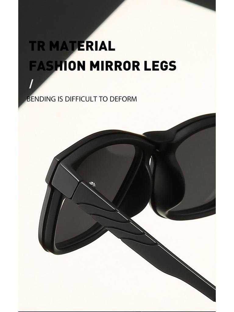 Unisex Retro Sunglasses Set with 5 Magnetic Interchangeable Lenses, Clip-On, In Stock 2213