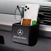 Для Mercedes-Benz AMG C500 C200 C300 A B C E GLA CLA GLK GL ML GLE 1 шт. Автомобильный органайзер для хранения в воздуховоде, органайзер для телефона и очков, автомобильные товары