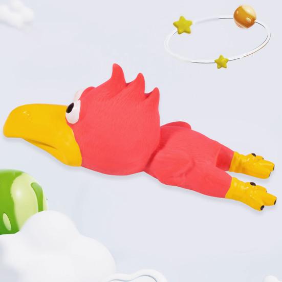 Игрушка для собак «Писклявая курица», интерактивная игрушка для жевания домашних животных, чистка зубов щенка, кричащая латексная курица для снятия скуки и дрессировки