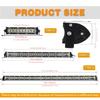 CO LIGHT Ультратонкая 12D 8" 20" 32" Светодиодная балка Точечный заливающий свет Светодиодная балка для трактора лодки внедорожника 4x4 Грузовики SUV 12В 24В Неоновые огни 4