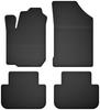 Set of 4 rubber car mats, universal for: Toyota Prius III Plus hatchback (2011-2015)