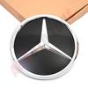 Front Grille Star Logo 3D Mirror Emblem With LED Lighting Chrome Silver Glossy Matte Black For Mercedes Benz E-Class W213 16-20
