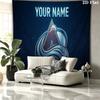 Custom Name,Colorado Avalanche Wall tapestry, aesthetic printed fabric blanket, suitable for bedroom, living room, and home decor.